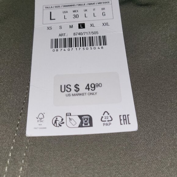 ZARA STRAPLESS DRESS - Picture 7 of 7